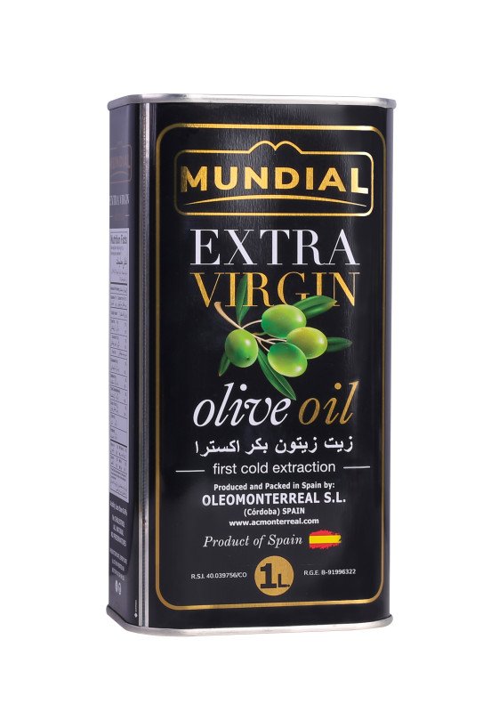 Mundial Olive Oil Extra Virgin Tin 1L