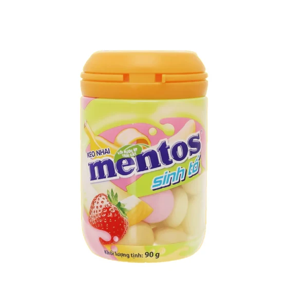 Mentos Gum Tub Fruit Smoothie 90G