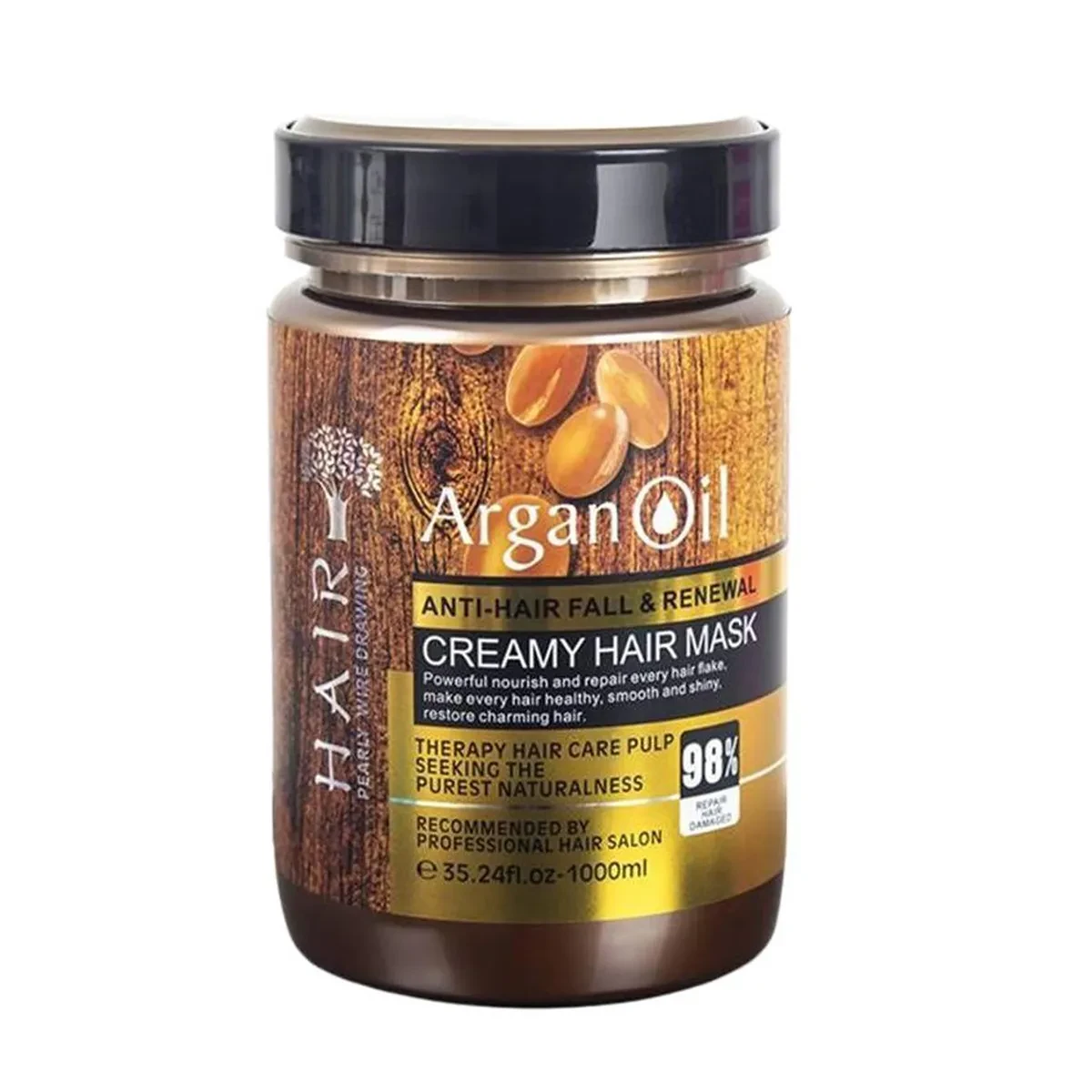 Argan Oil Keratin Hair Mask Anti Hairfall 1L