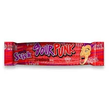 Sour Punk Candy Stick Strawberry