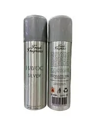 Fresh Fragrance Deodorant Body Spray Havoc Silver 200ML