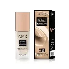 Apk Foundation Sheer Shimmer Spf20 40ML