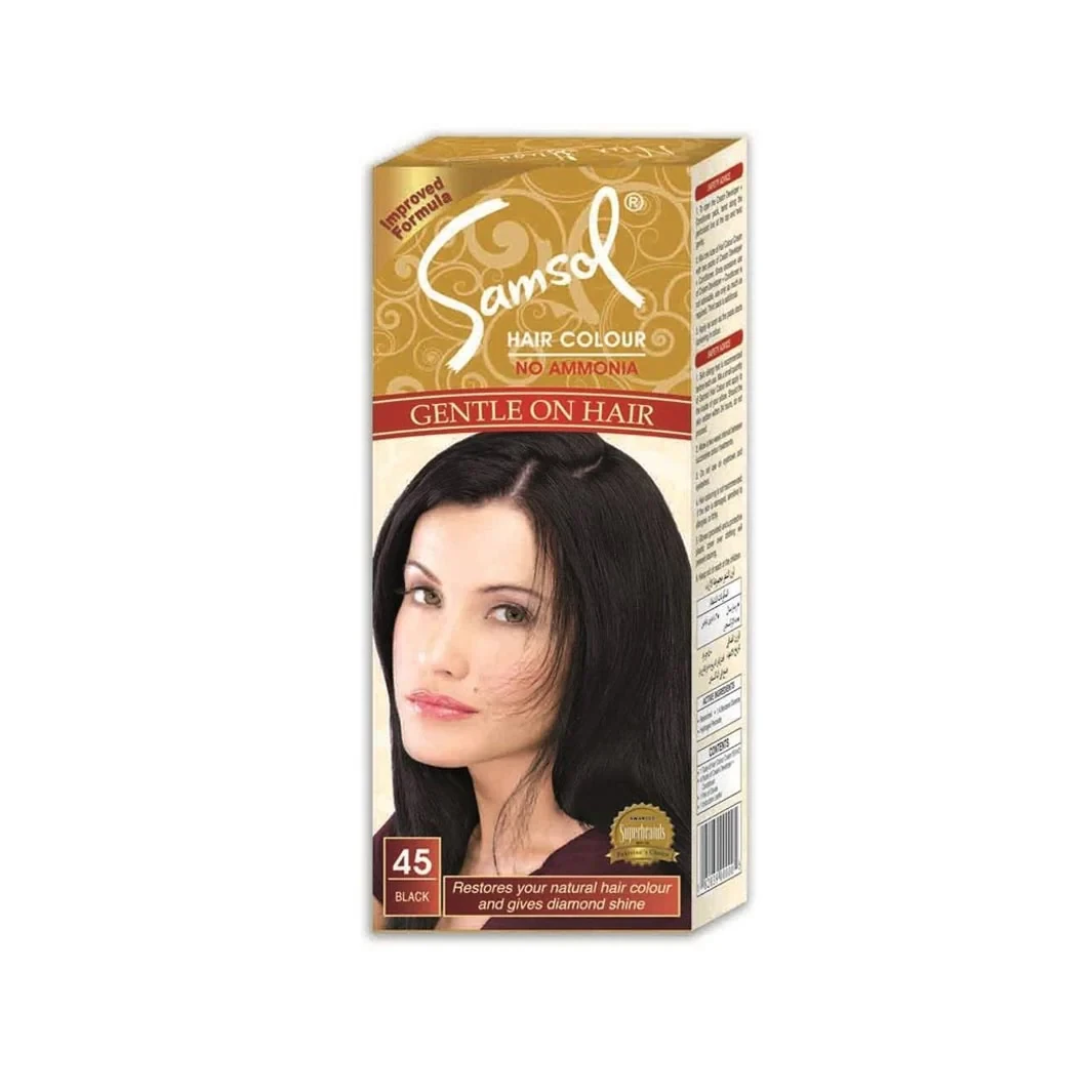 Samsol Hair Colour  Black 45