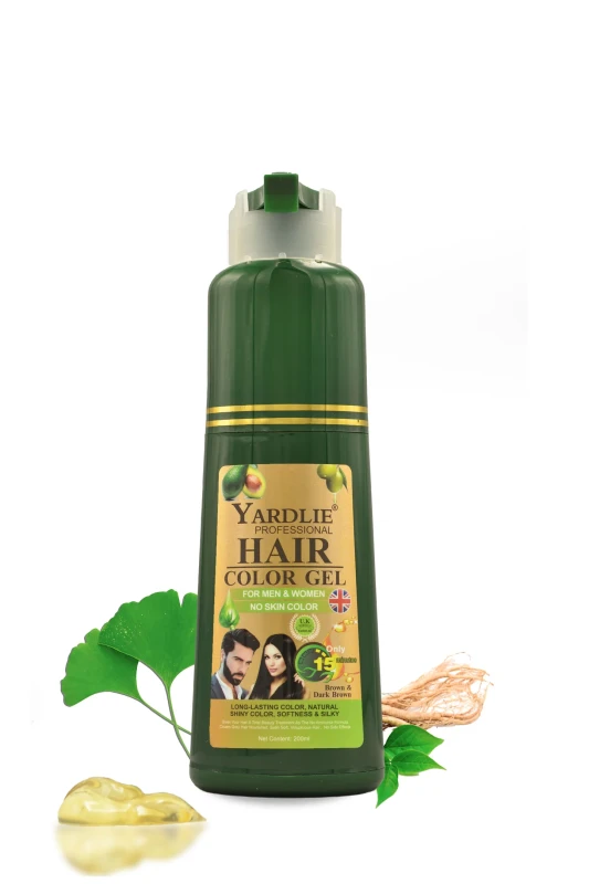 Yardlie Hair Color Gel Brown Dark Brown 200ML