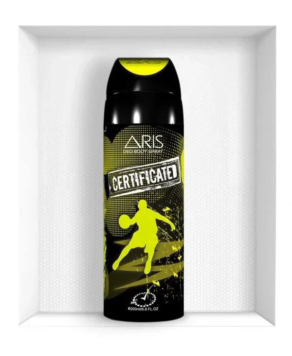 Aris Deodorant Body Spray Certificate 200ML