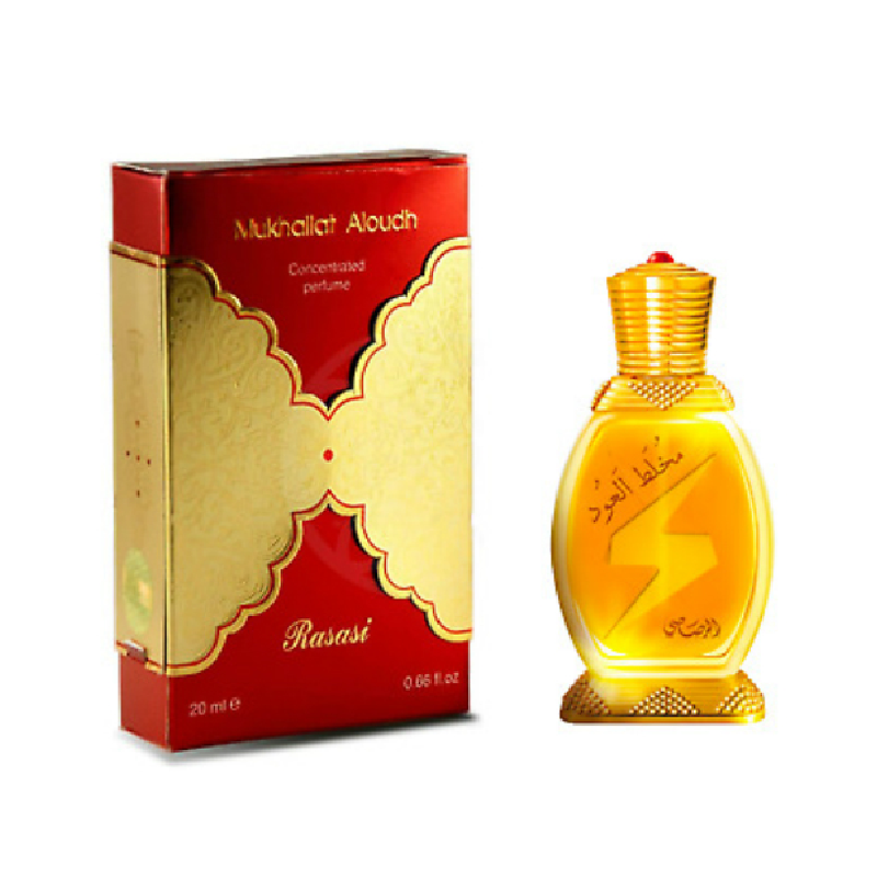 Rasasi Perfume Oil Mukhallat Oudh 20ML