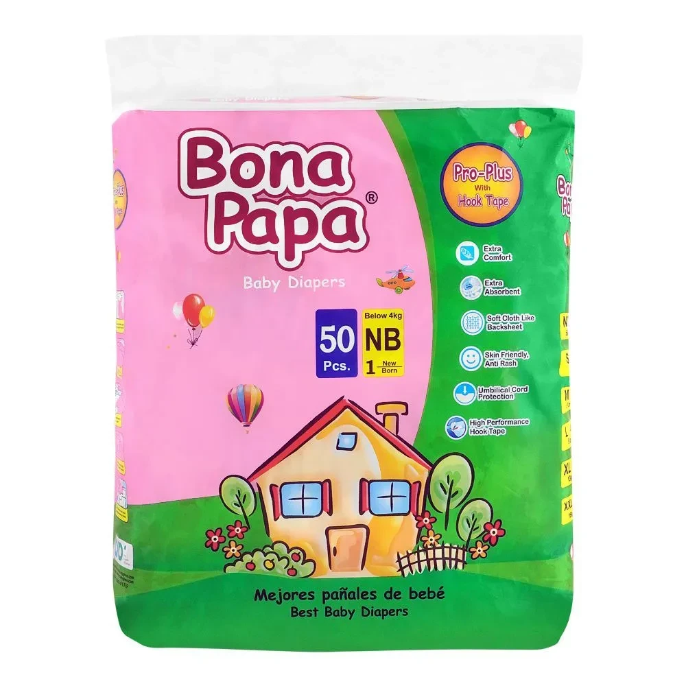 Bona Papa Diapers Pro Plus NB-1 50PC