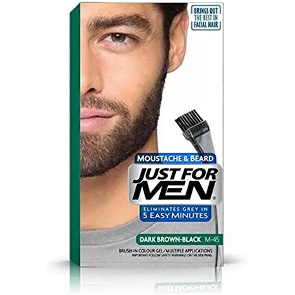 Just For Men Color Beard M-45 Dark Brown Black