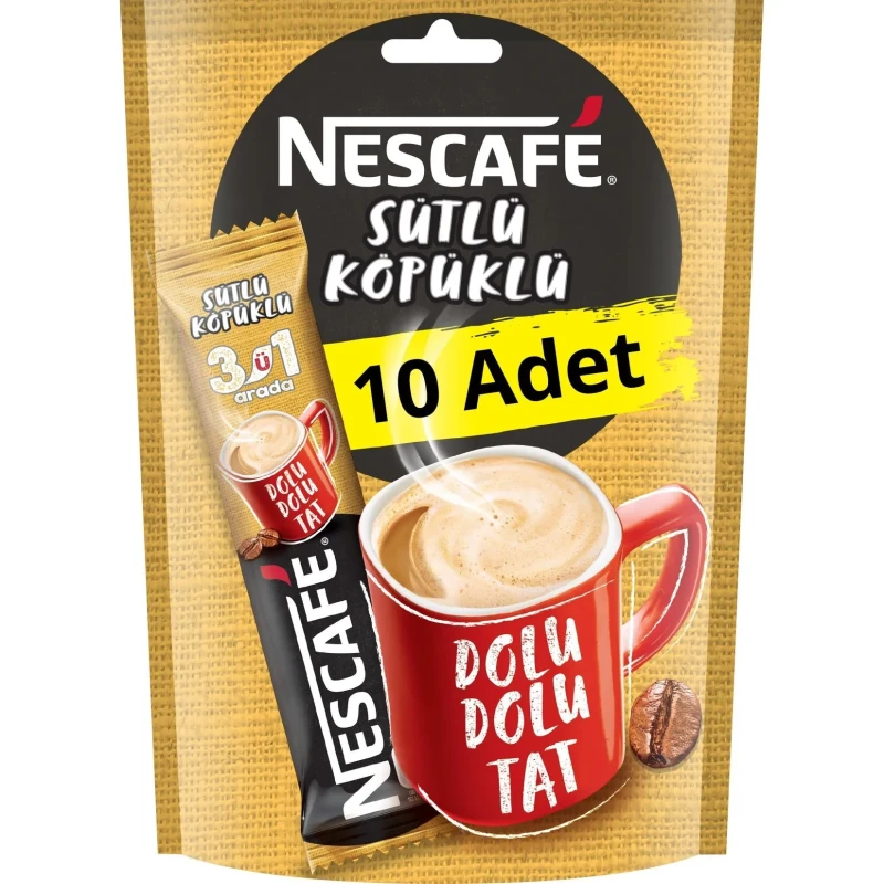 Nescafe Coffee 3In1 Sutlu Kopuklu 17.4G