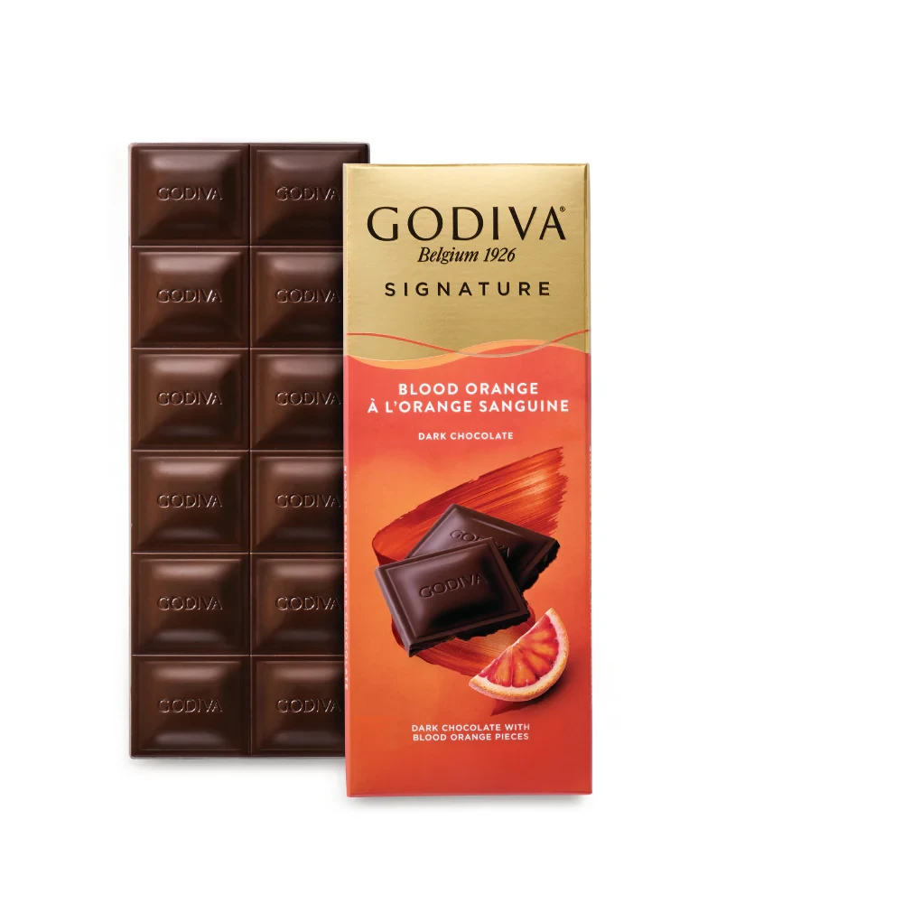 Godiva Chocolate Signature Blood Orange Bar 90G