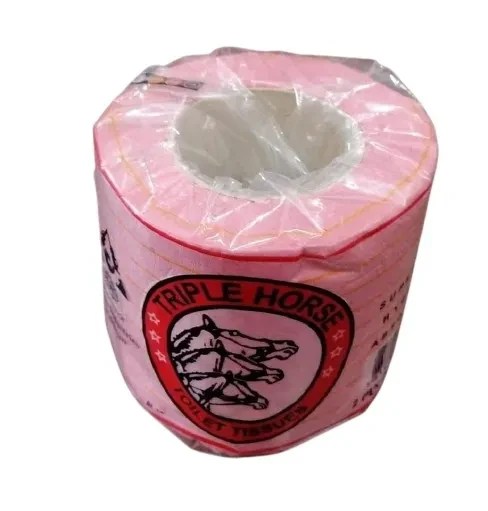 Triple Horse Red Tissue Roll