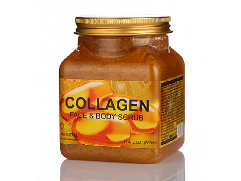 Wokali Face And Body Scrub Collagen Wkl 618 350ML