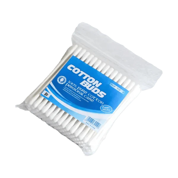 Top Tips Cotton Buds Plastic Loose 100PC