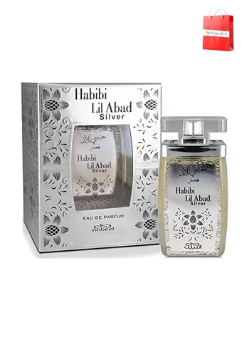 Nabeel Eau De Parfume Habibi Lil Abad Silver 100ML