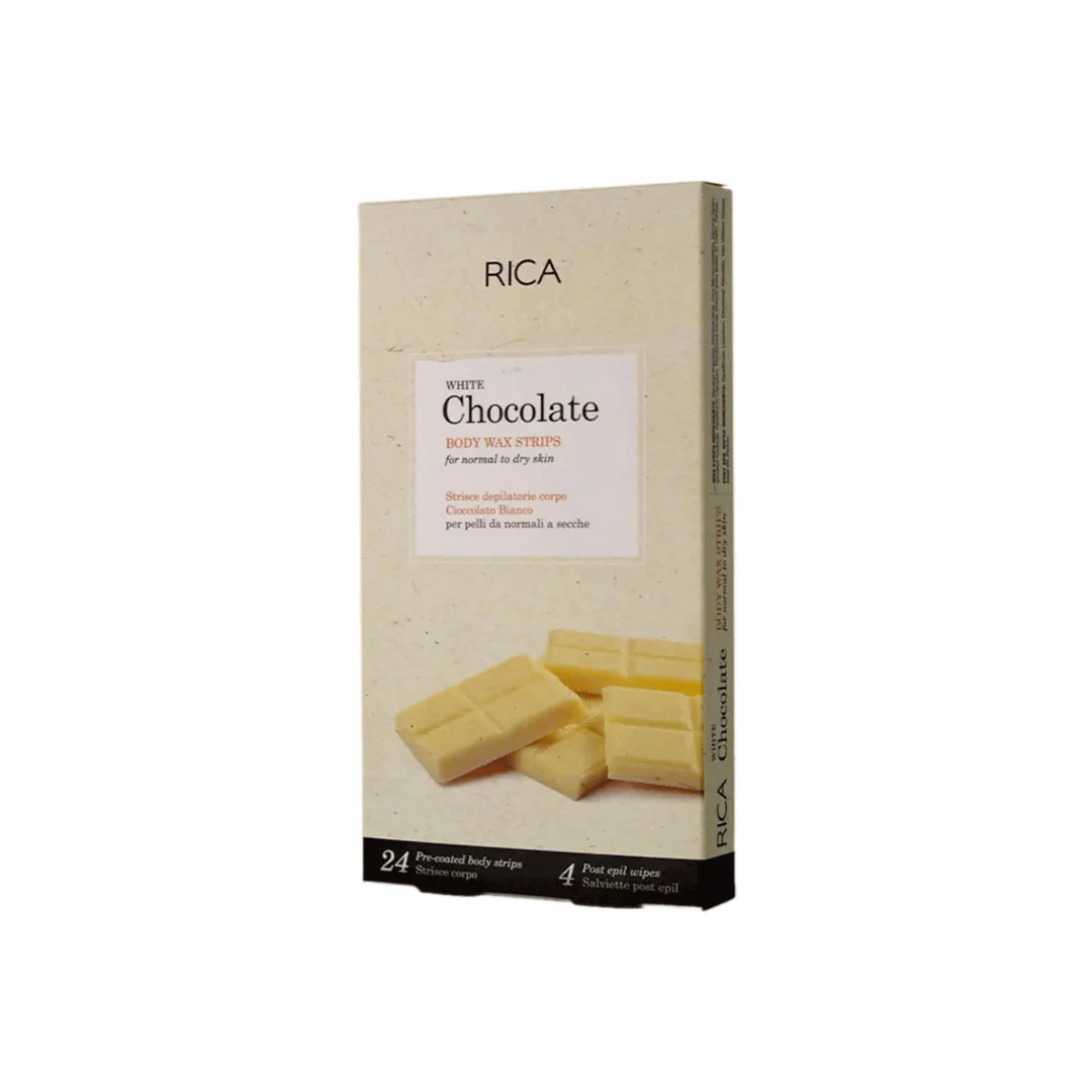 Rica Wax Strips 24S White Chocolate