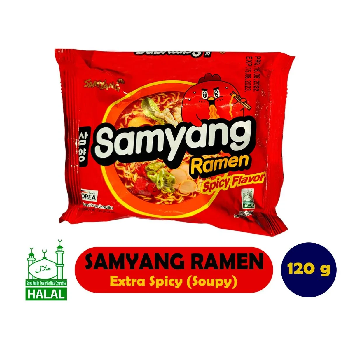 Samyang Noodles Red Extra Spicy