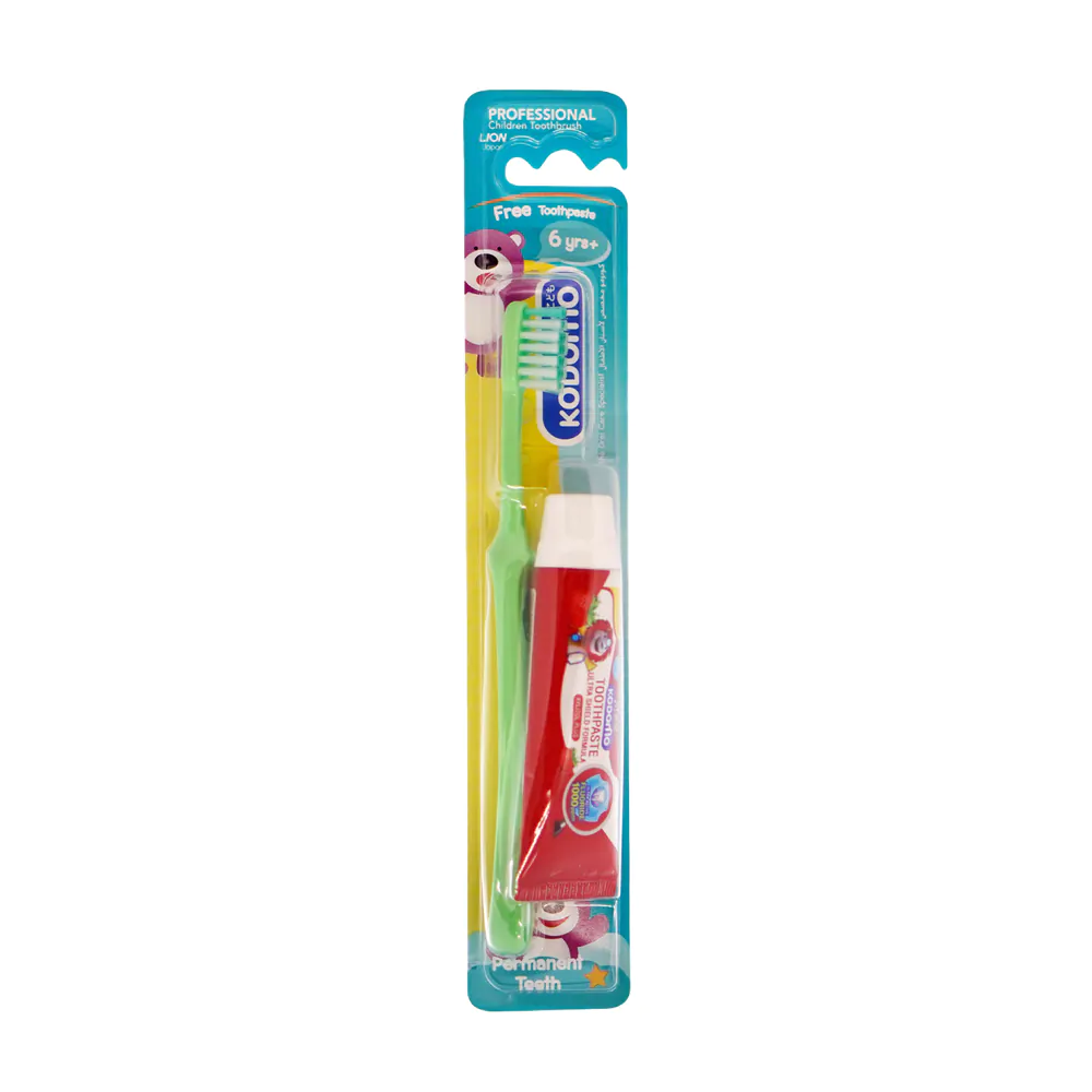 Kodomo ToothBrush With ToothPaste 3-6 Year