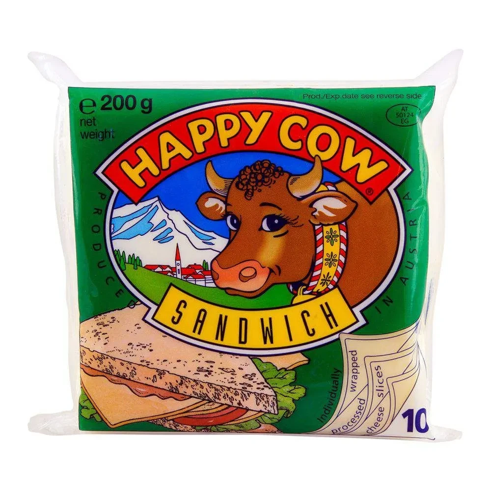 Happy Cow Cheese Slices Sandwich 200G