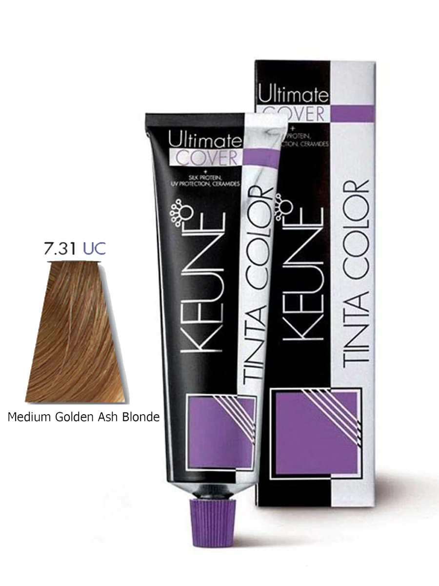 Keune Color Tinta 7.31UC Meduim Golden Ash Blonde