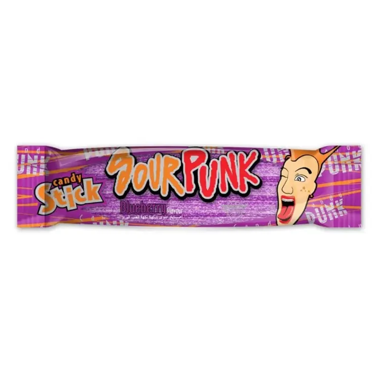 Sour Punk Candy Stick Blueberry