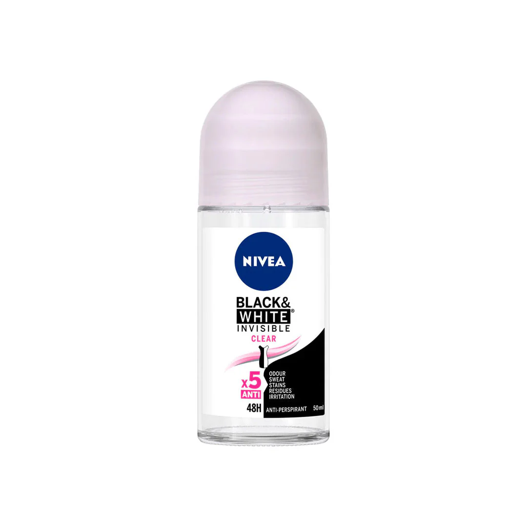 Nivea Roll On White Black And White Clear 50ML