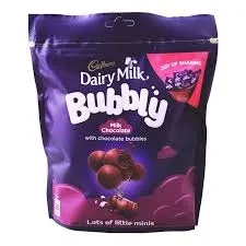 Cadbury Dairy Milk Chocolate Pouch Bubbly Pk 175.5G