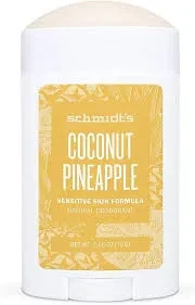 Schmidt's Deodorant Stick Sensitive Coconut And Pineapple 75G