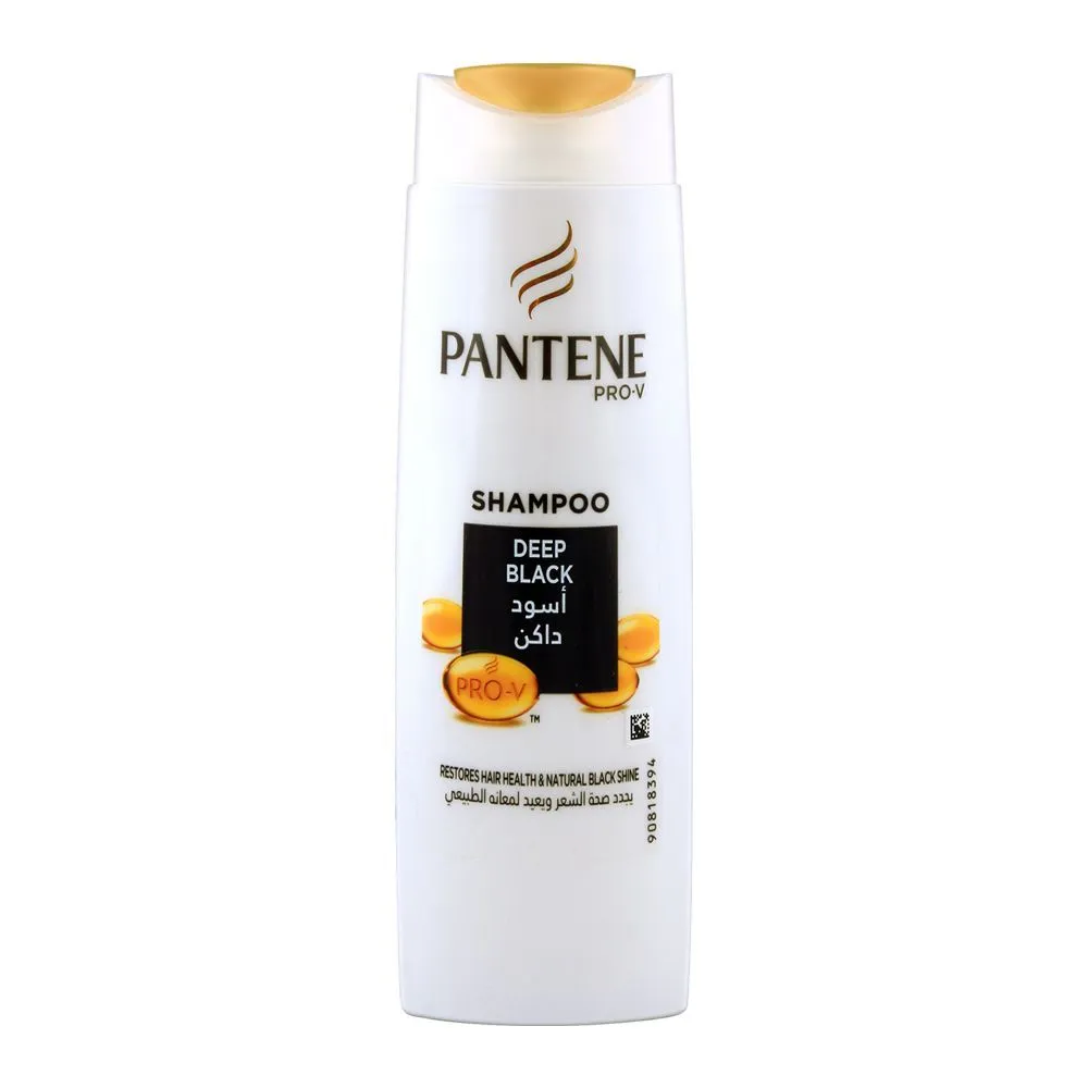 Pantene Shampoo Deep Black Pk 185ML