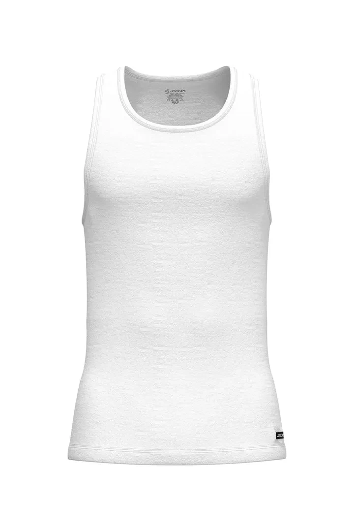 Jockey Vest Seamless Large 36-38 White