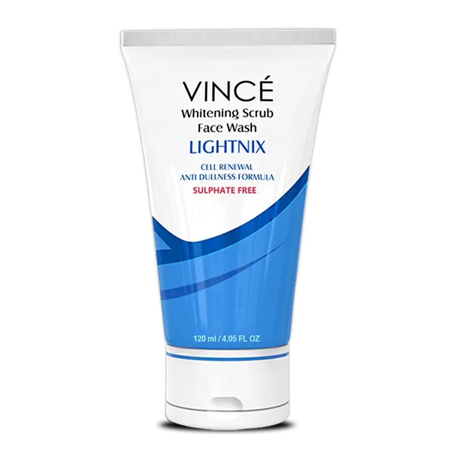 Vince Face Wash Whitening Scrub 120ML