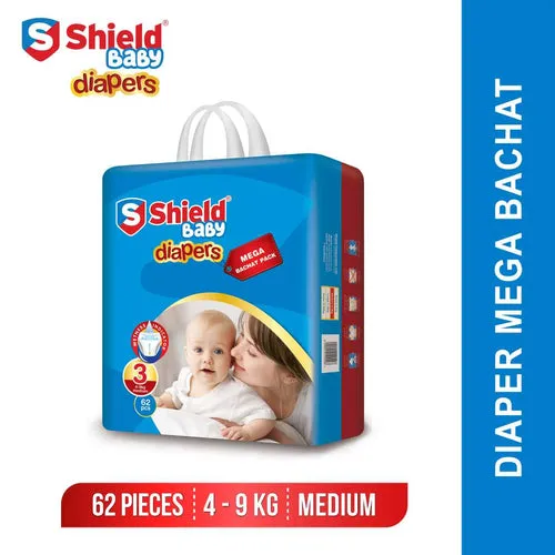 Shield Diapers 3-M 62P