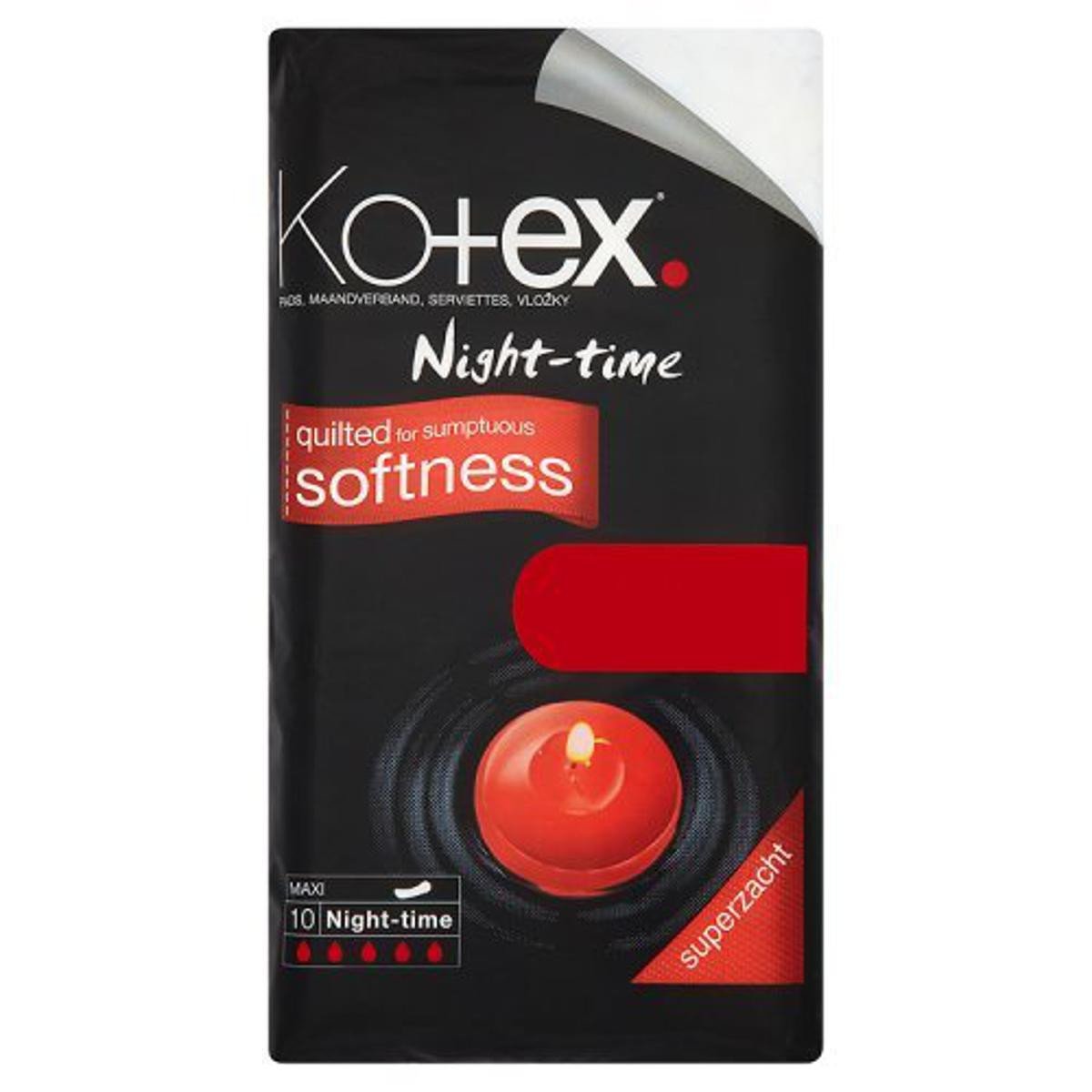 Kotex Pads Maxi Night Time 10PC