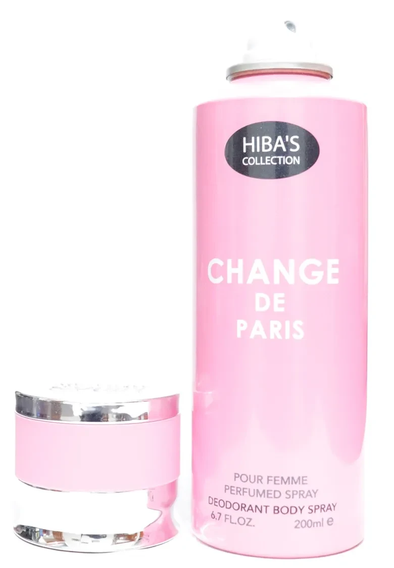 Hiba's Collection Deodorant Body Spray Femme Change De Paris 200ML