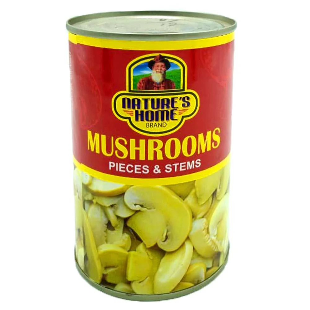 Natures Home Mushrooms Pieces Stems 380G