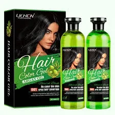 Lichen Hair Color Gel 2 Natural Black 500ML