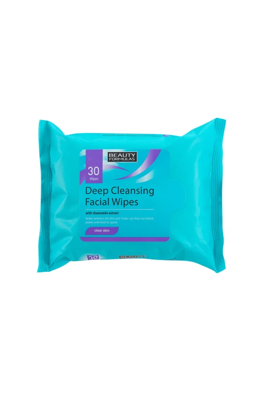 Beauty Formulas Facial Wipes 30S Deep Cleansing