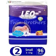 Leo Diapers 2-S 96P