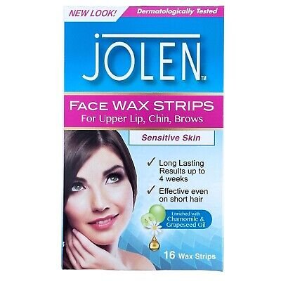 Jolen Wax Strips Facial 16S