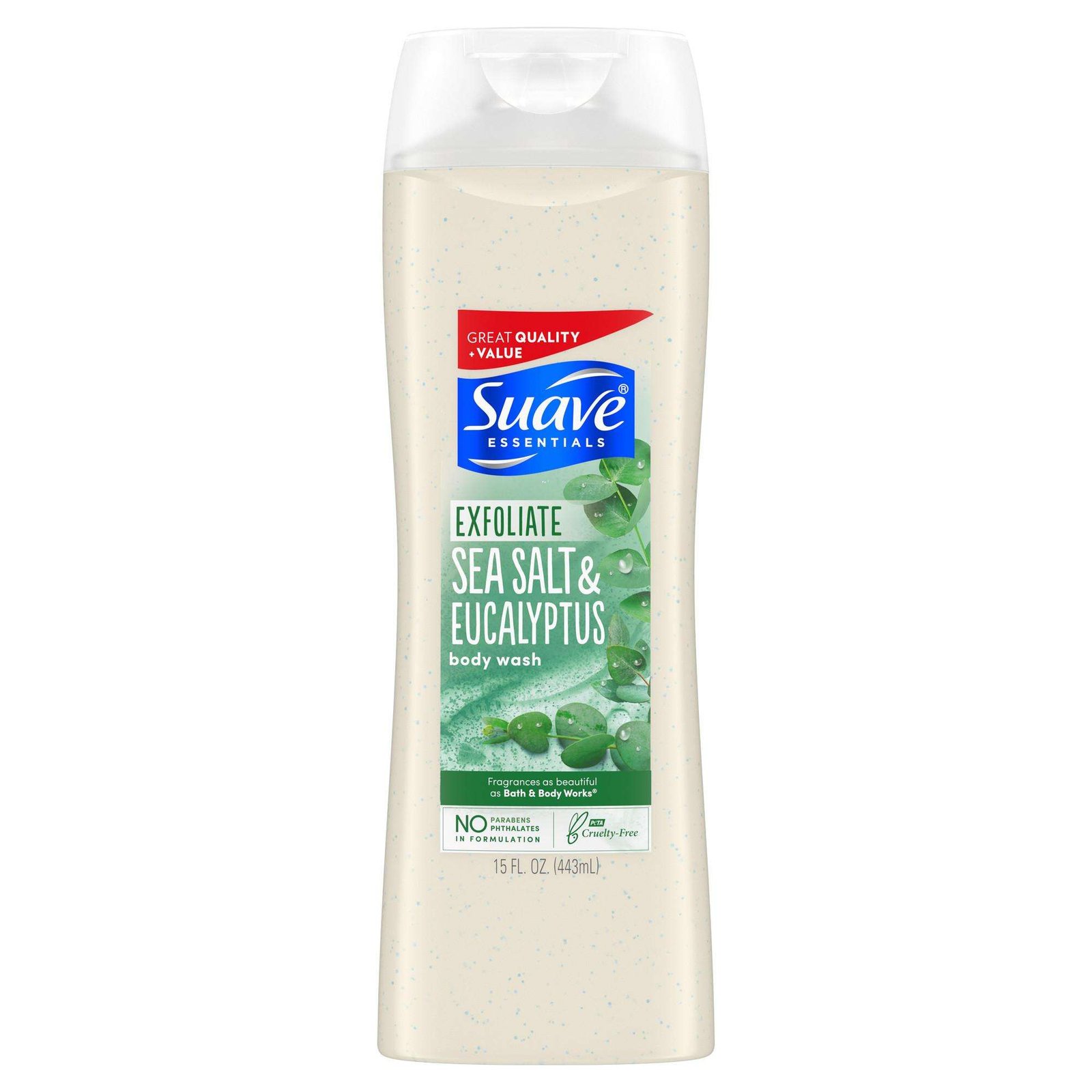 Suave B-Wash Sea Salt Eucalyptus 443ML