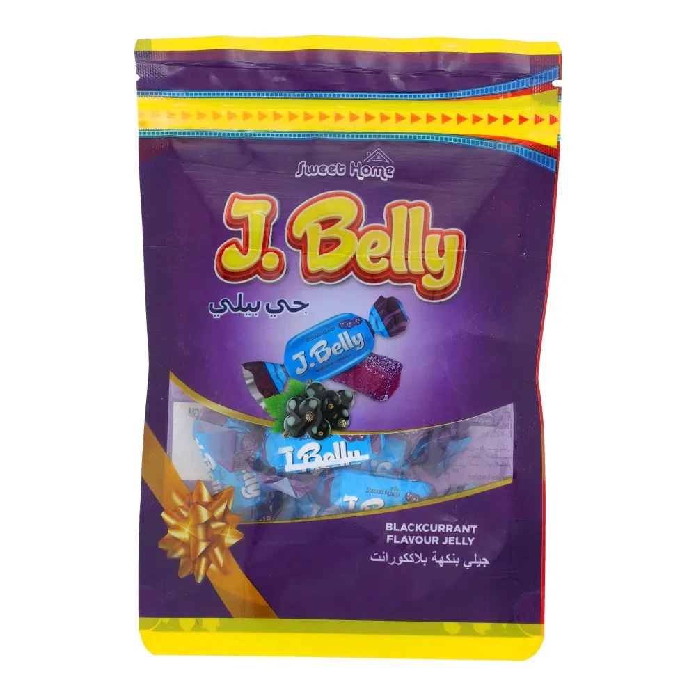 Sweet Home Chocolate Jelly Belly Pouch Black Currant 100G