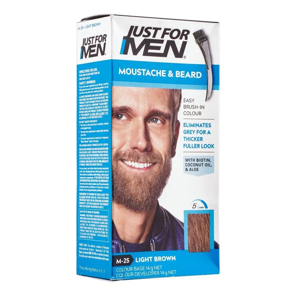 Just For Men Color Beard M-25 Light Brown