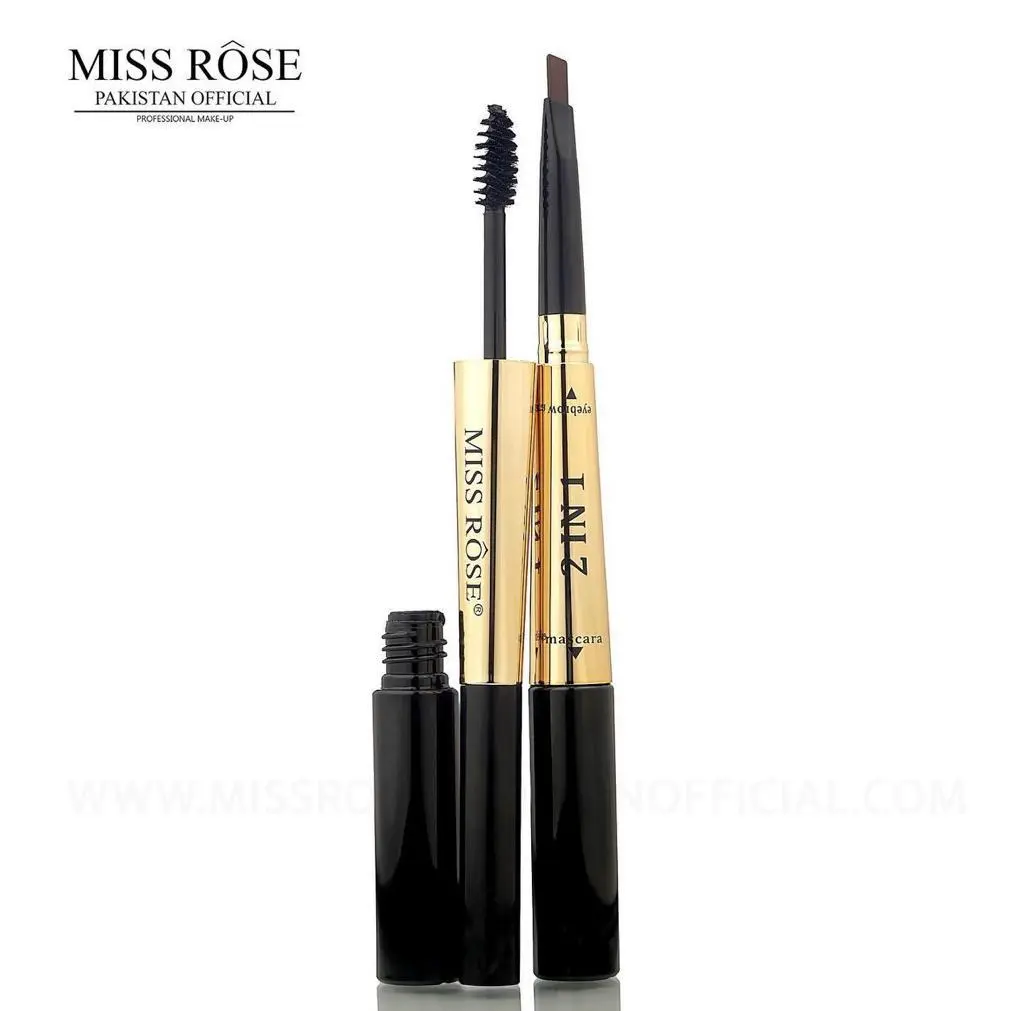 Miss rose Mascara And Eyebrow Yellow 2In1