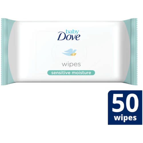 Dove Baby Wipes Sensitive 50P