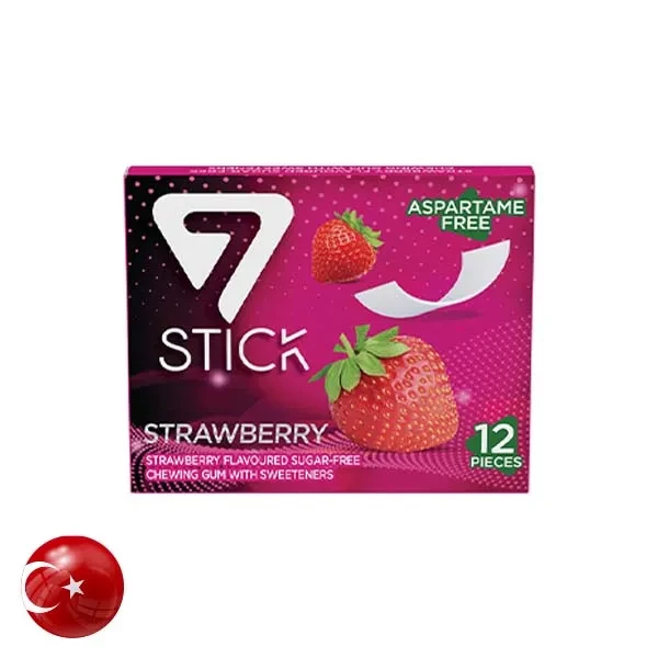 7 Stick Gum 7P Strawberry