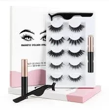 Magnetic Eyeliner Eyelashes Suit 5in1