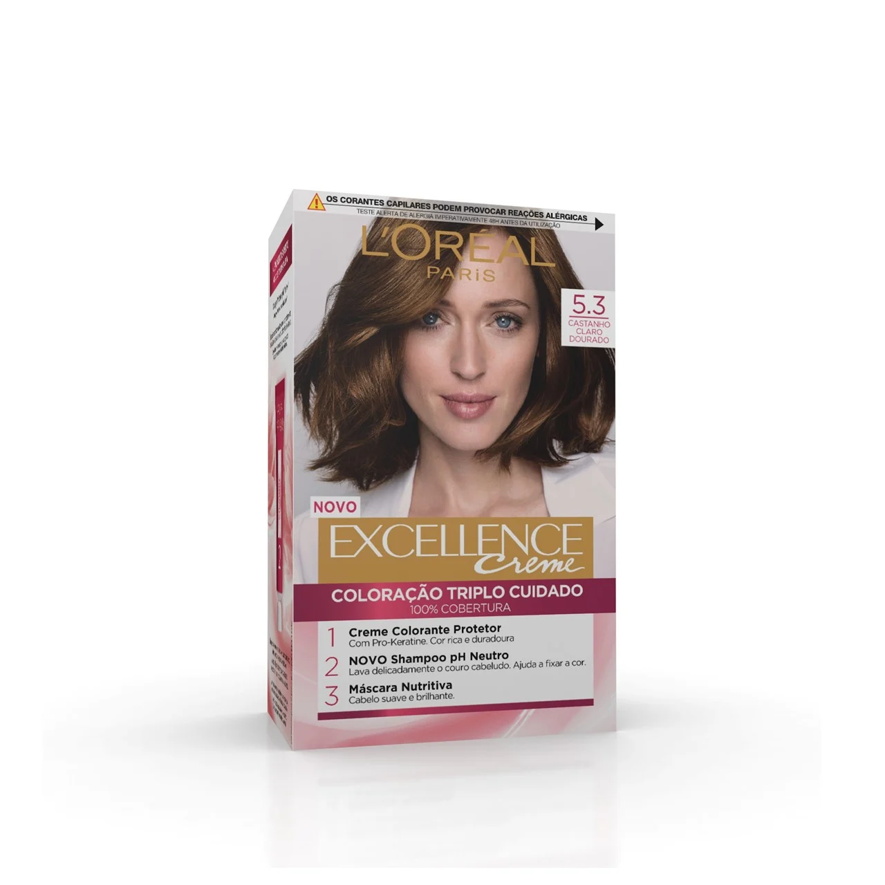 Loreal Excellence Hair Color 5.3 Light Golden Brown