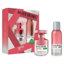 Benetton United Dreams Gift Set Colors Pink Femme