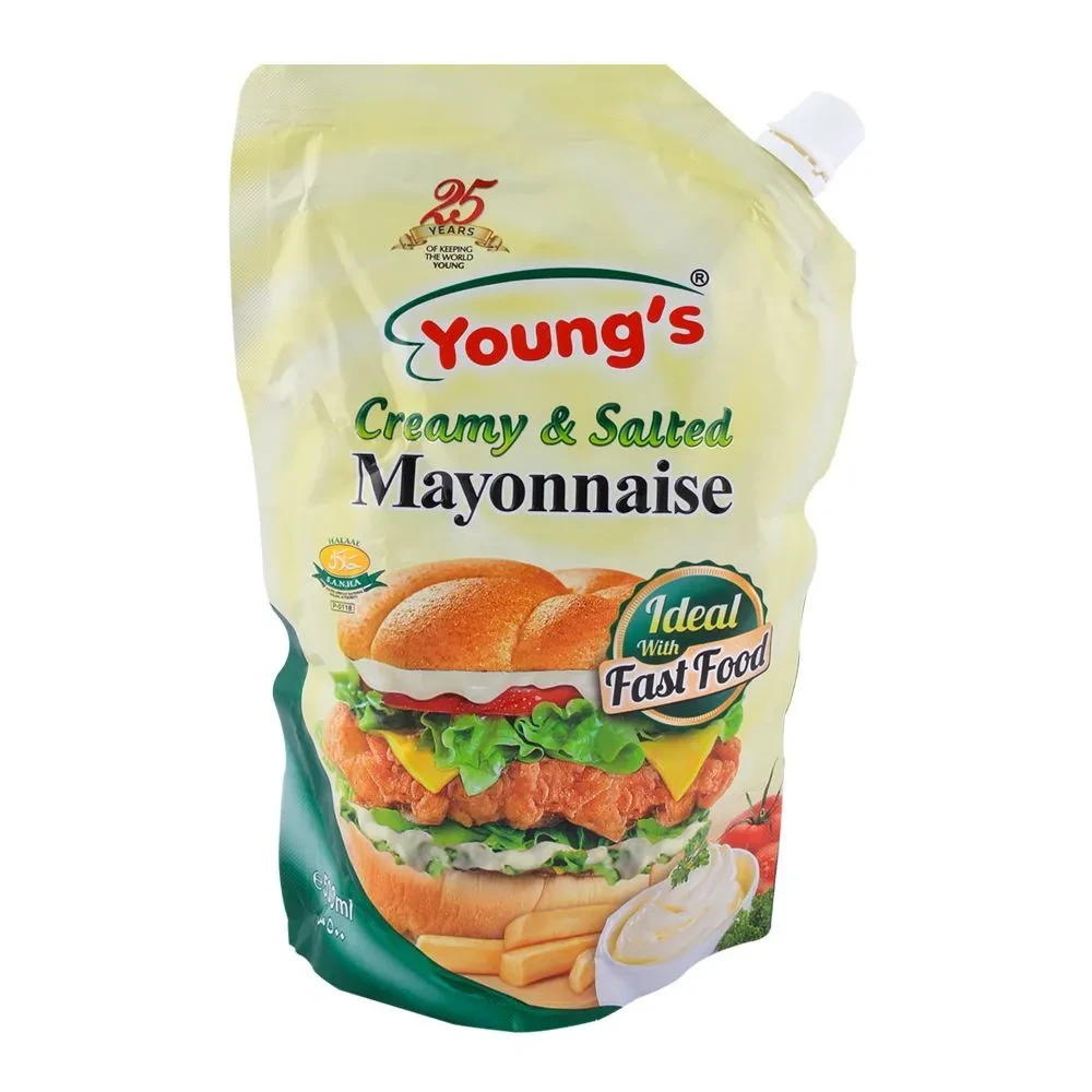 Youngs Mayonnaise Creamy And Salted Pouch 500ML