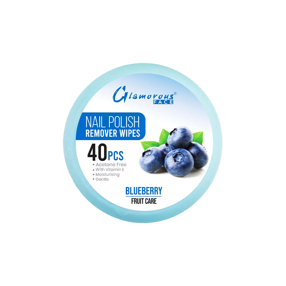 Glamorous Nail Polish Remover Tissue 40S Blueberry
