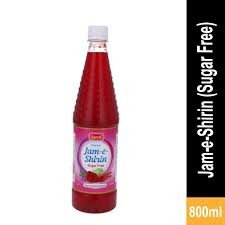 Qarshi Sharbat Jam e Shirin  Sugar Free 800ML